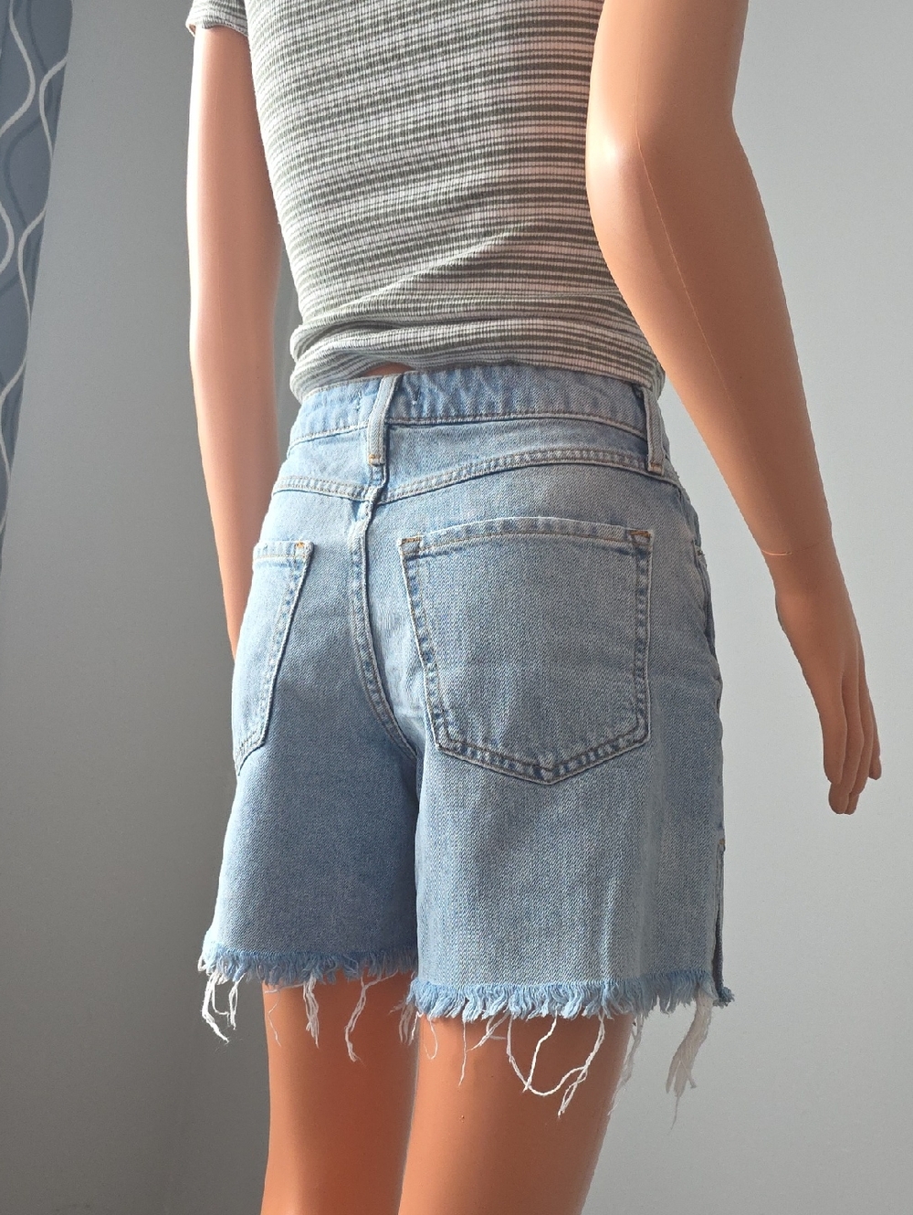 Forever 21 Light Blue Jean Shorts